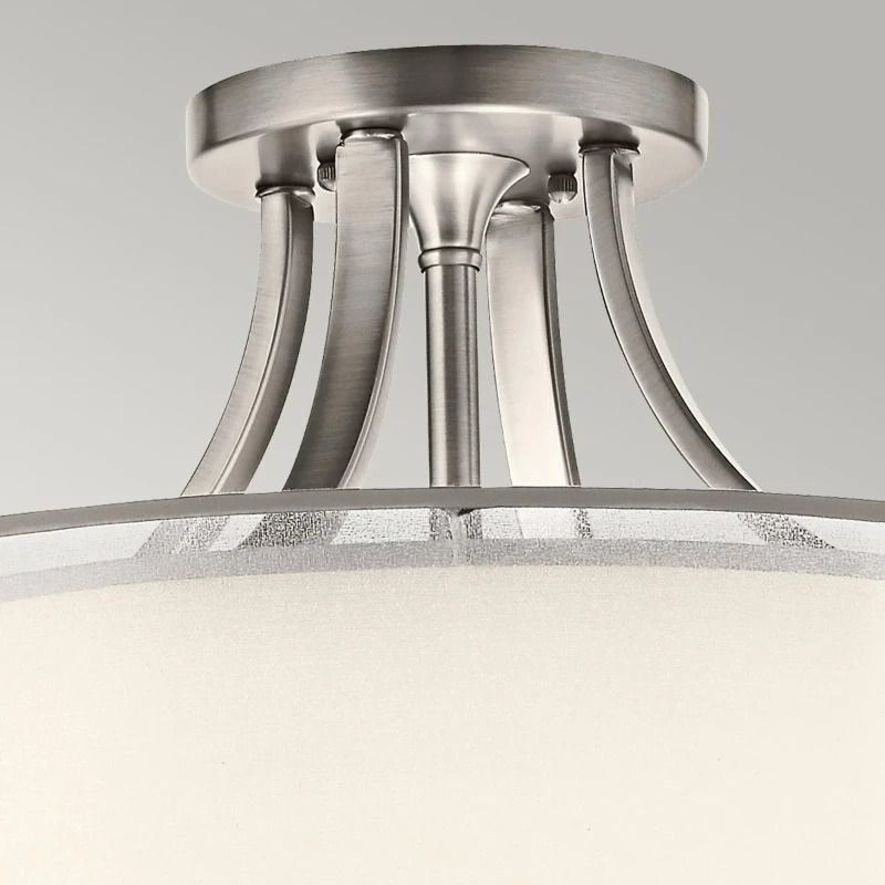 Kichler LED Plafondlamp Lacey | 4X E27 Max 60W | Dimbaar | Antique Pewter