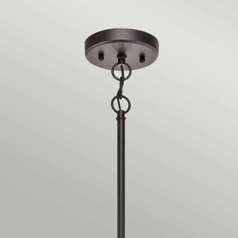 Kichler LED Kroonluchter | 5X E27 Max 60W | IP44 | Dimbaar | Architectural Bronze