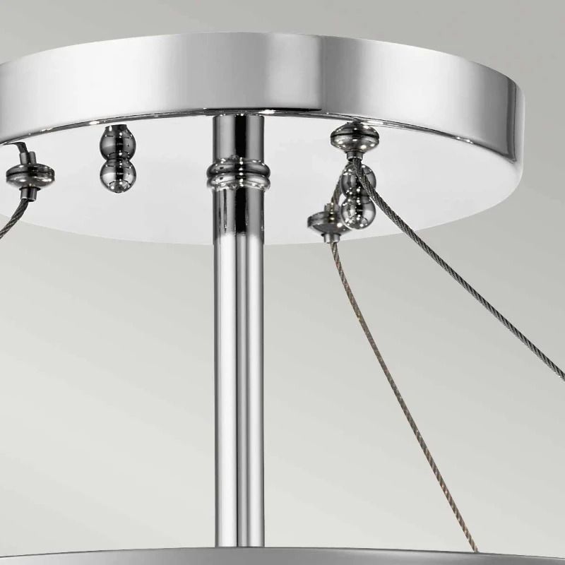 Kichler LED Plafondlamp Piper | 3X E14 Max 60W | Dimbaar | Polished Chrome