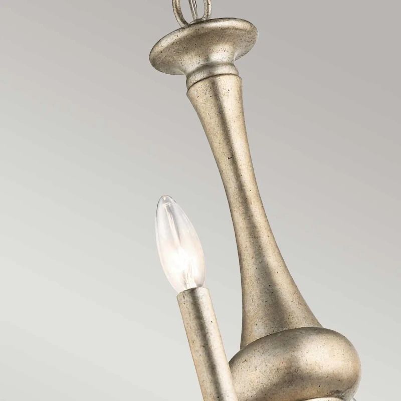 Kichler LED Kroonluchter | 8X E14 Max 60W | Dimbaar | Sterling Gold