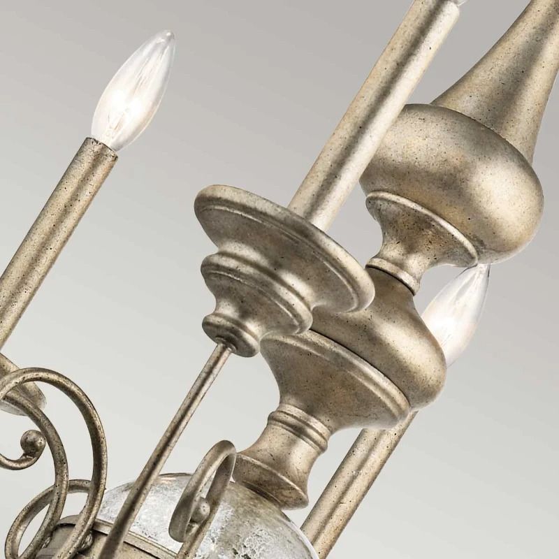 Kichler LED Kroonluchter | 8X E14 Max 60W | Dimbaar | Sterling Gold