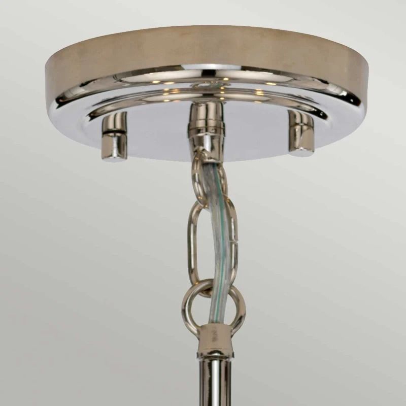 Elstead Lighting LED Kroonluchter | 5X E14 Max 40W | Dimbaar | Polished Nickel
