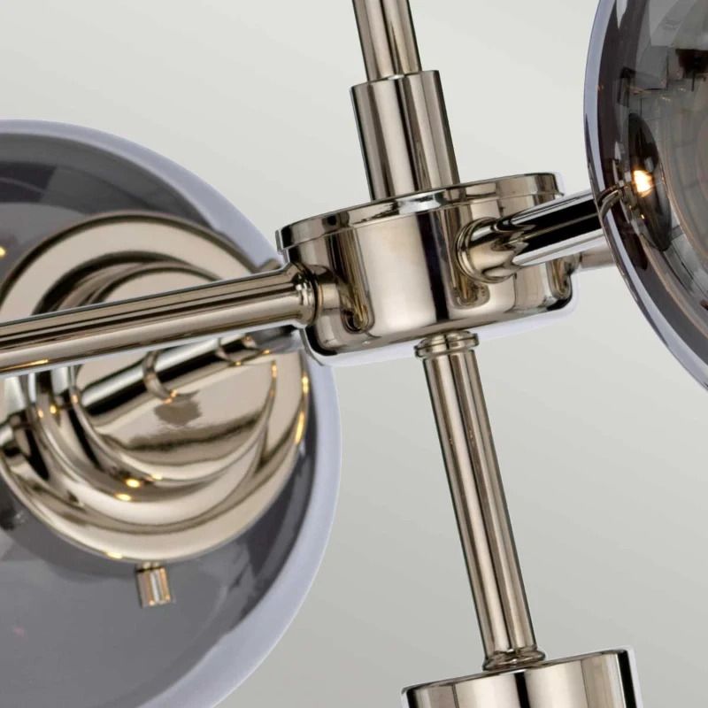 Elstead Lighting LED Kroonluchter | 5X E14 Max 40W | Dimbaar | Polished Nickel