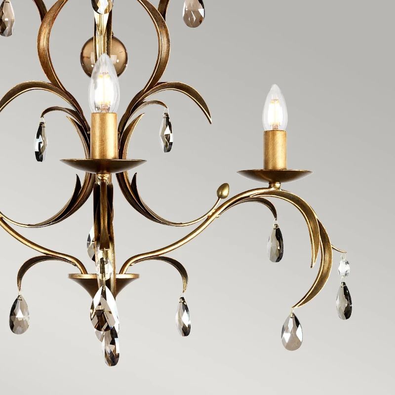 Elstead Lighting LED Kroonluchter | 3X E14 Max 60W | Dimbaar | Bronze Patina