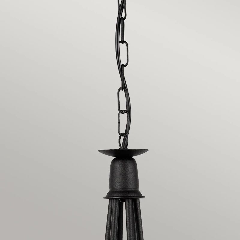 Elstead Lighting LED Kroonluchter | 6X E14 Max 60W | Dimbaar | Black
