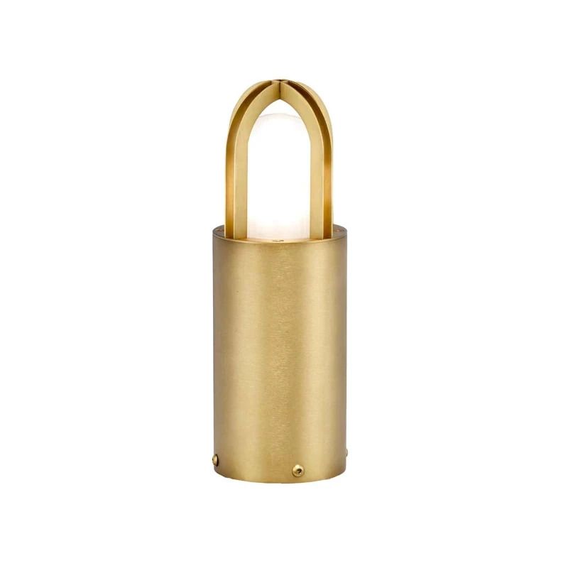 Elstead Lighting Mini LED Tuin Pilaar Paignton | 1X E27 Max 40W | IP55 | Brushed Brass