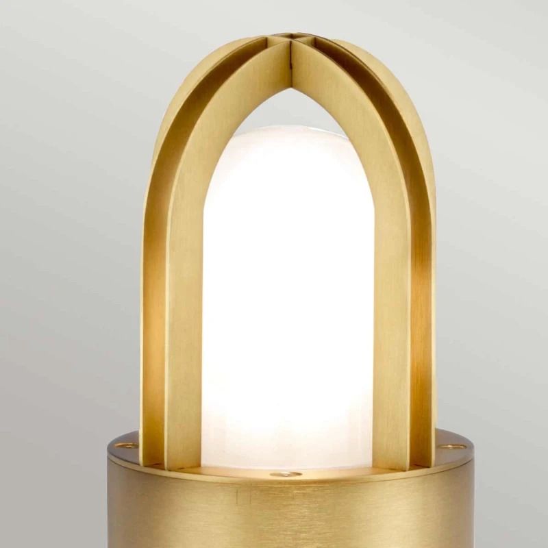 Elstead Lighting Mini LED Tuin Pilaar Paignton | 1X E27 Max 40W | IP55 | Brushed Brass