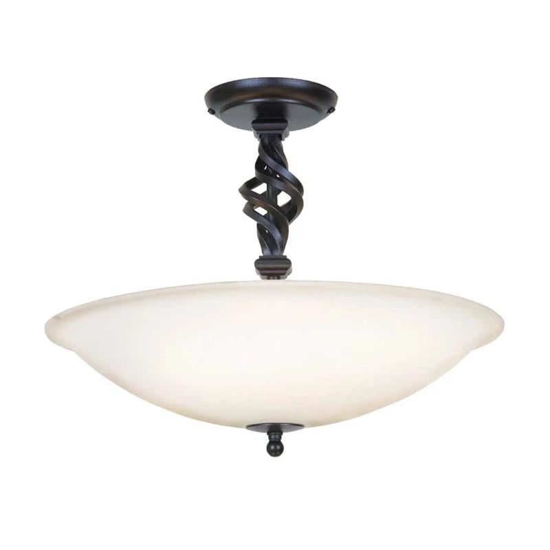 Elstead Lighting LED Plafondlamp Pembroke | 3X E14 Max 60W | Dimbaar | Black