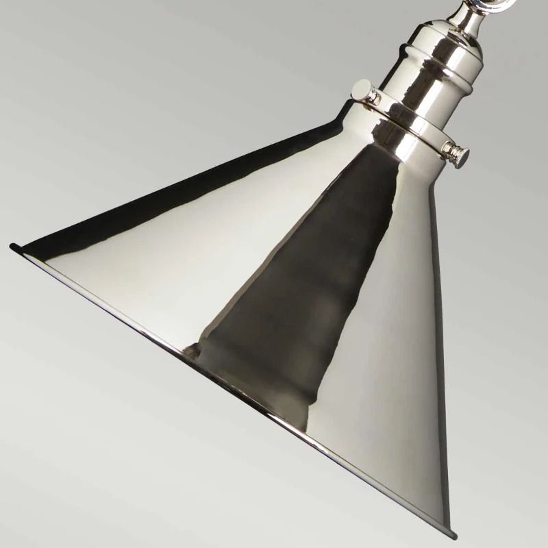 Elstead Lighting LED Hanglamp Provence | 1X E27 Max 60W | Dimbaar | Polished Nickel