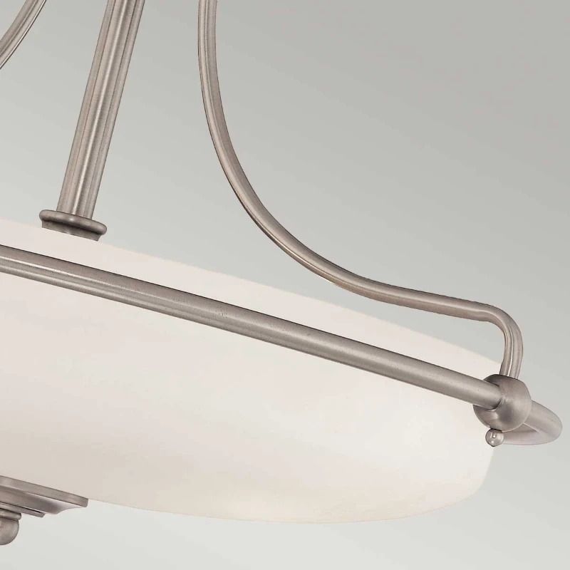 Quoizel LED Plafondlamp Griffin | 4X E27 Max 60W | Dimbaar | Antique Nickel