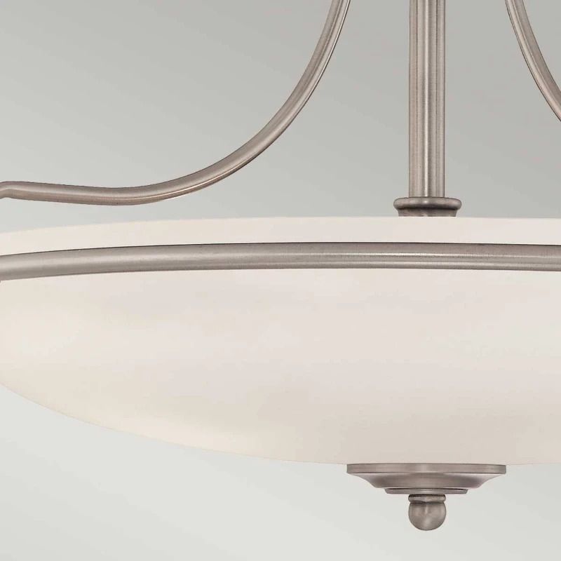 Quoizel LED Plafondlamp Griffin | 4X E27 Max 60W | Dimbaar | Antique Nickel