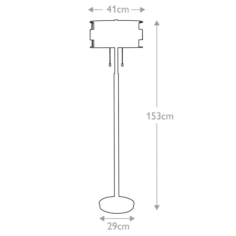 Quoizel Staande LED Lamp Laguna | 2X E27 Max 60W | Renaissance Copper