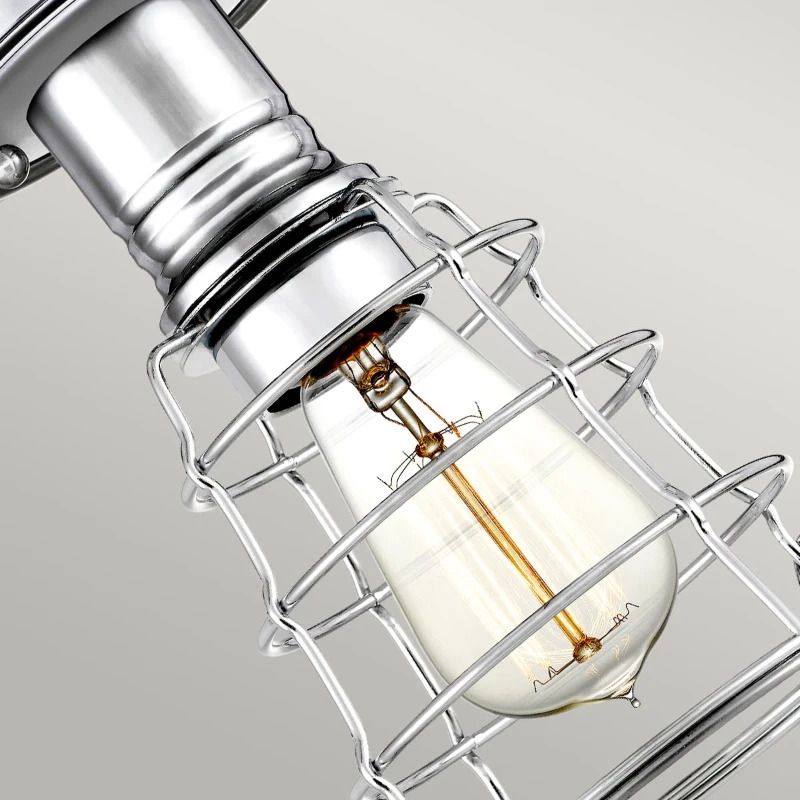 Quoizel LED Plafondlamp Mixon | 1X E27 Max 60W | Dimbaar | Polished Chrome