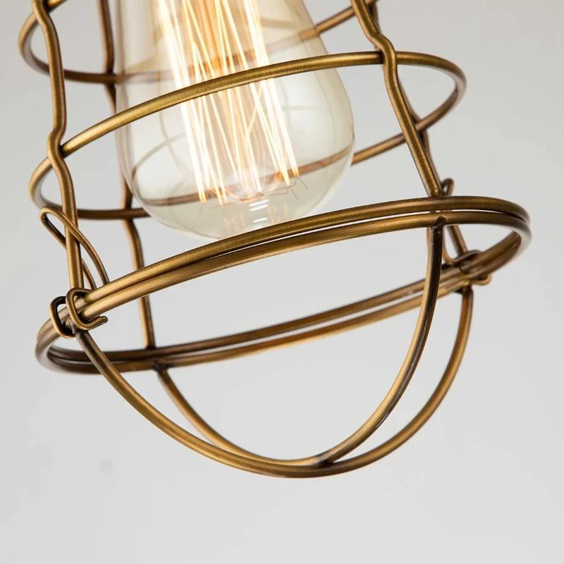 Quoizel LED Plafondlamp Mixon | 1X E27 Max 60W | Dimbaar | Weathered Brass