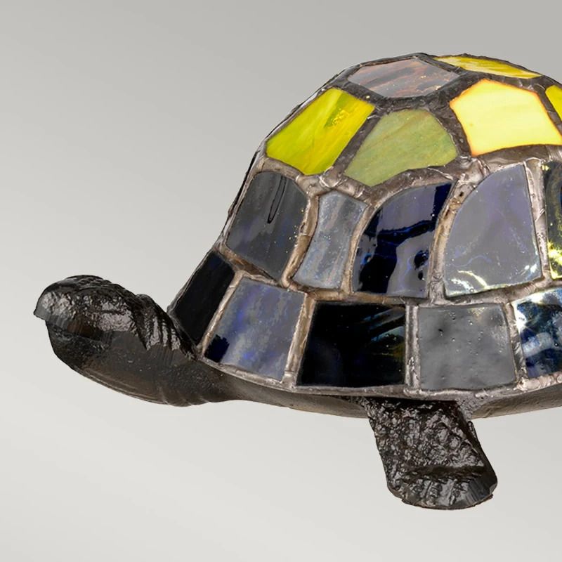 Quoizel Tiffany LED Tafellamp Tiffany Animal Lamps | 3W 3000K 320Lm 830 | Vintage Bronze