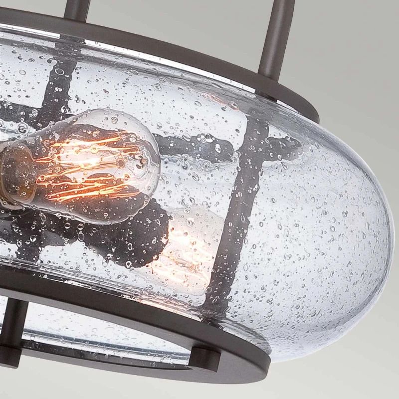 Quoizel LED Plafondlamp Trilogy | 3X E27 Max 60W | Dimbaar | Old Bronze
