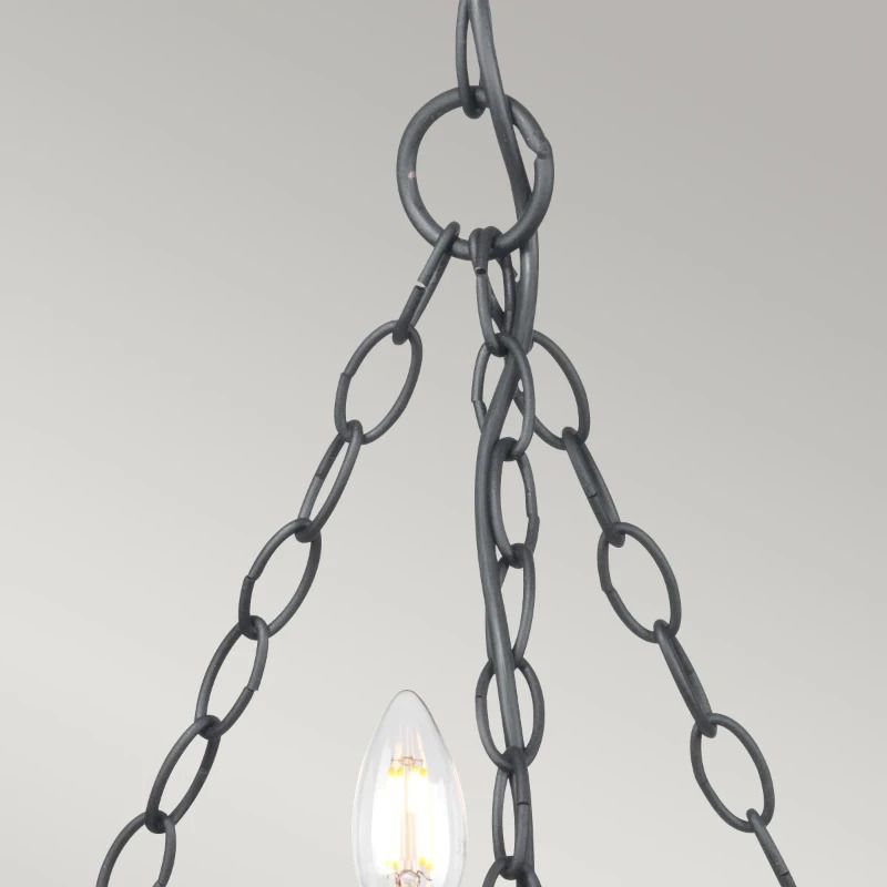 Elstead Lighting LED Kroonluchter | 5X E14 Max 60W | Dimbaar | Black