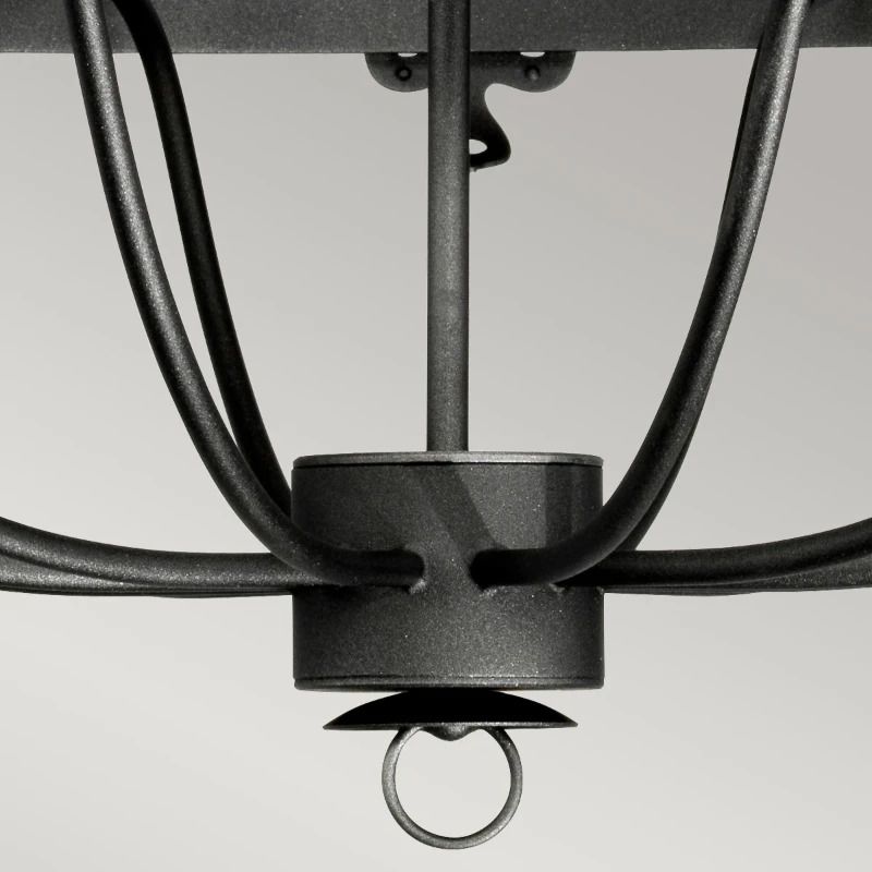 Elstead Lighting LED Kroonluchter | 12X E14 Max 60W | Dimbaar | Graphite