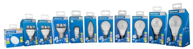 10x Megaman E27 PAR20 LED Spot | 6W 2800K 220V/240V | 828 35° Ø63mm | MM04324