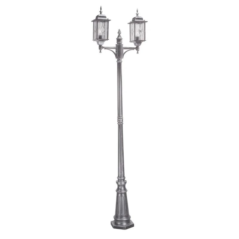 Elstead Lighting LED Tuin Pilaar Wexford | 2X E27 Max 60W | IP44 (Outdoor) | Black/Silver