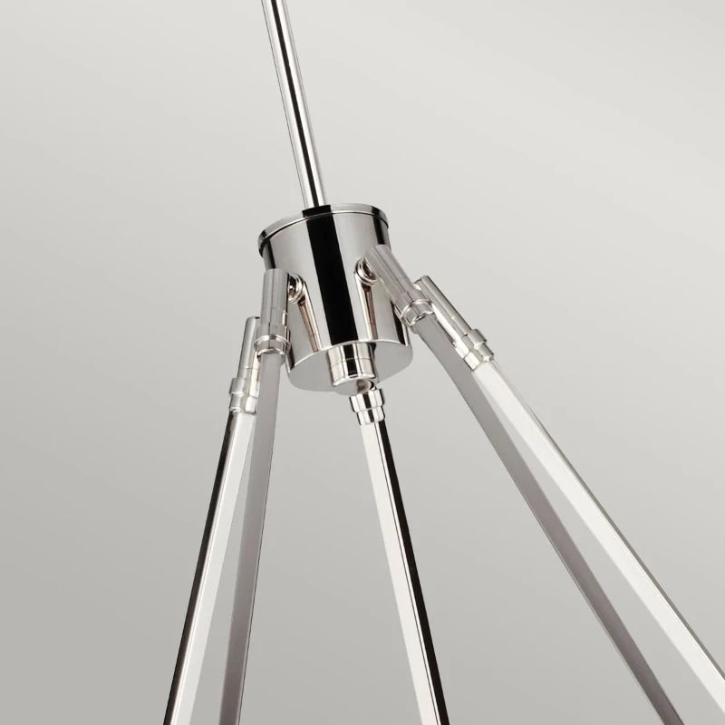 Feiss LED Kroonluchter | 5X E14 Max 60W | Dimbaar | Polished Nickel