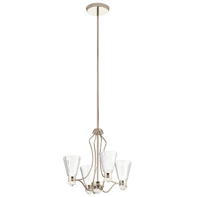 Kichler LED Kroonluchter | 24W 3000K 1625Lm 30 | IP44 | Polished Nickel