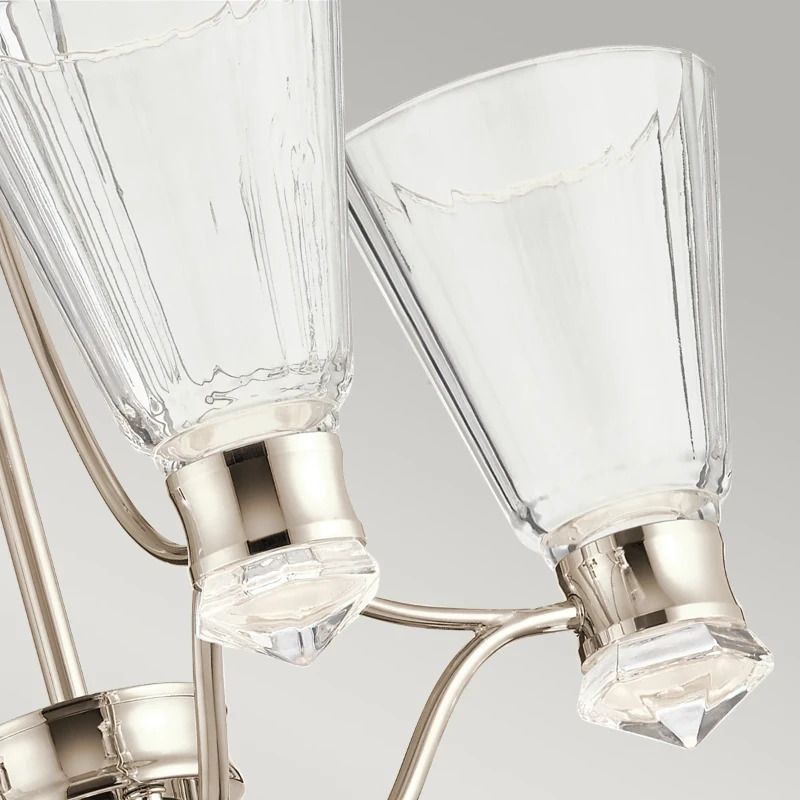 Kichler LED Kroonluchter | 24W 3000K 1625Lm 30 | IP44 | Polished Nickel
