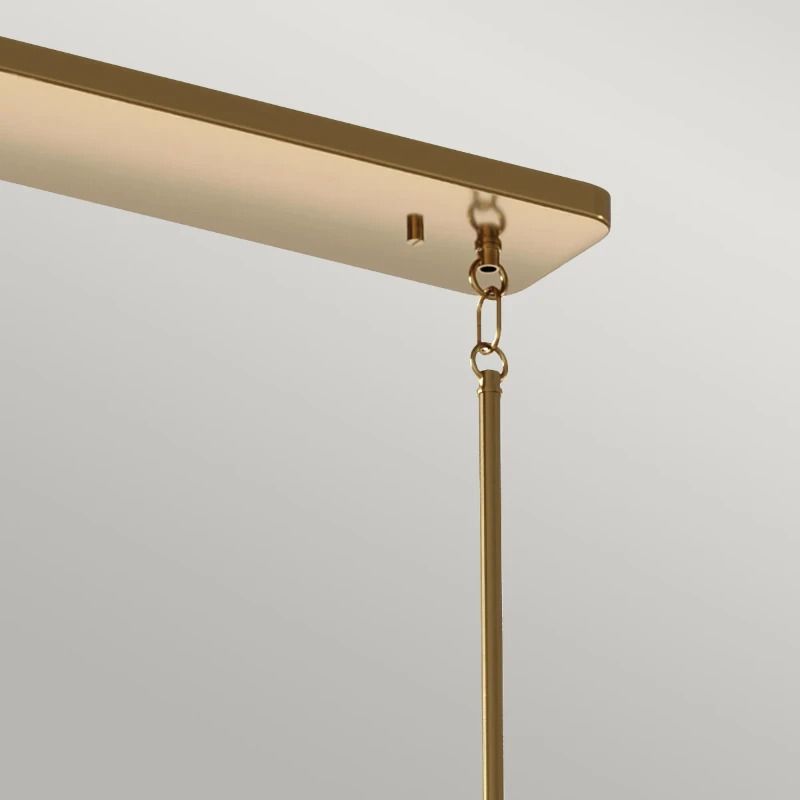 Kichler LED Kroonluchter | 10X E14 Max 40W | Dimbaar | Brushed Natural Brass