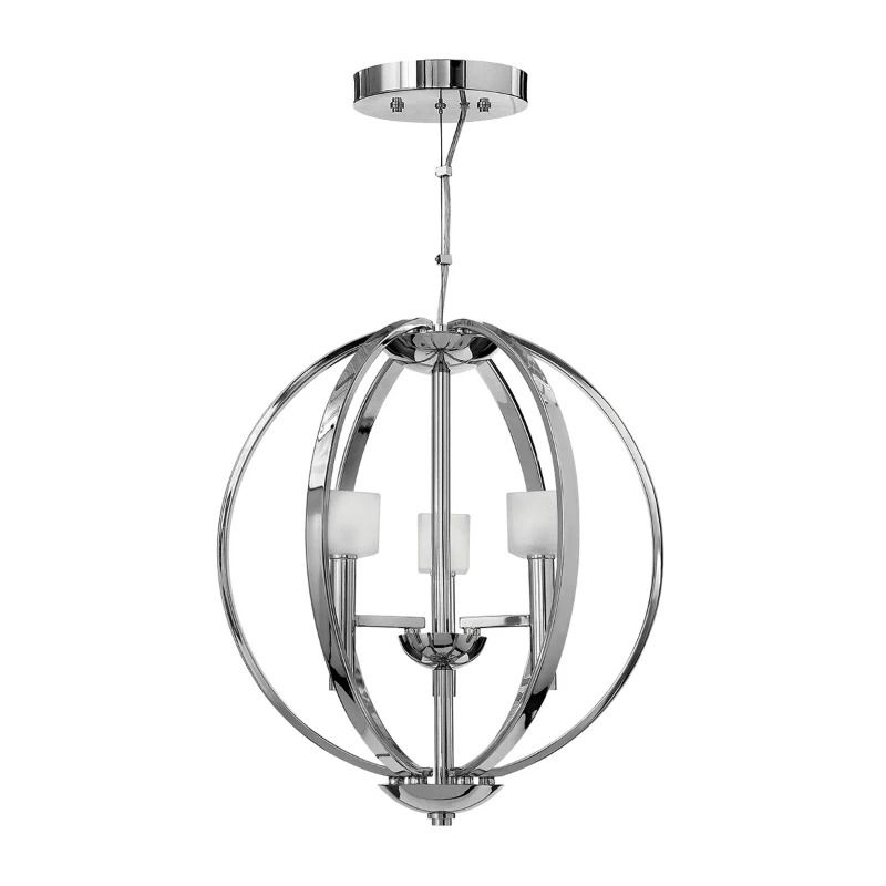 Hinkley/ Fredrick Ramond LED Kroonluchter | 3W 3000K 900Lm 830 | Dimbaar | Polished Chrome