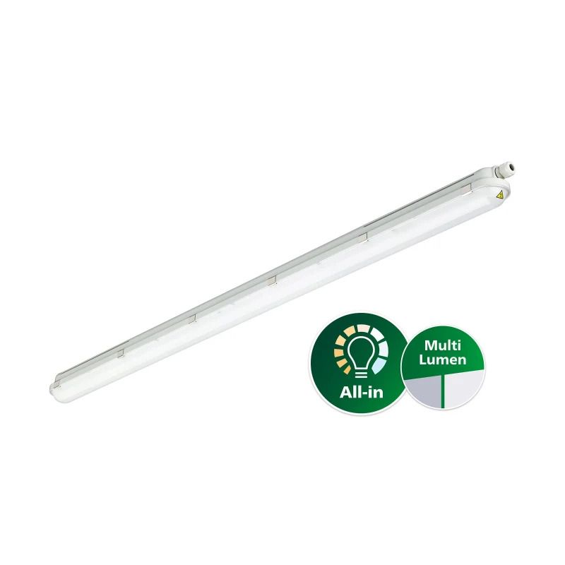 Philips LED Armatuur Waterdicht 150cm | 43W 4000K 6000Lm 840 | IP65 | CoreLine