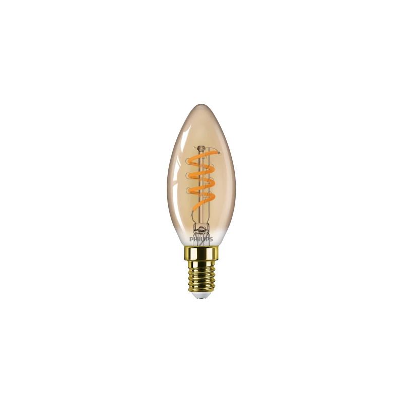 Philips E14 LED Kaarslamp | 2.5W 1800K 220V/240V 818 | 136lm Ø36mm Dimbaar
