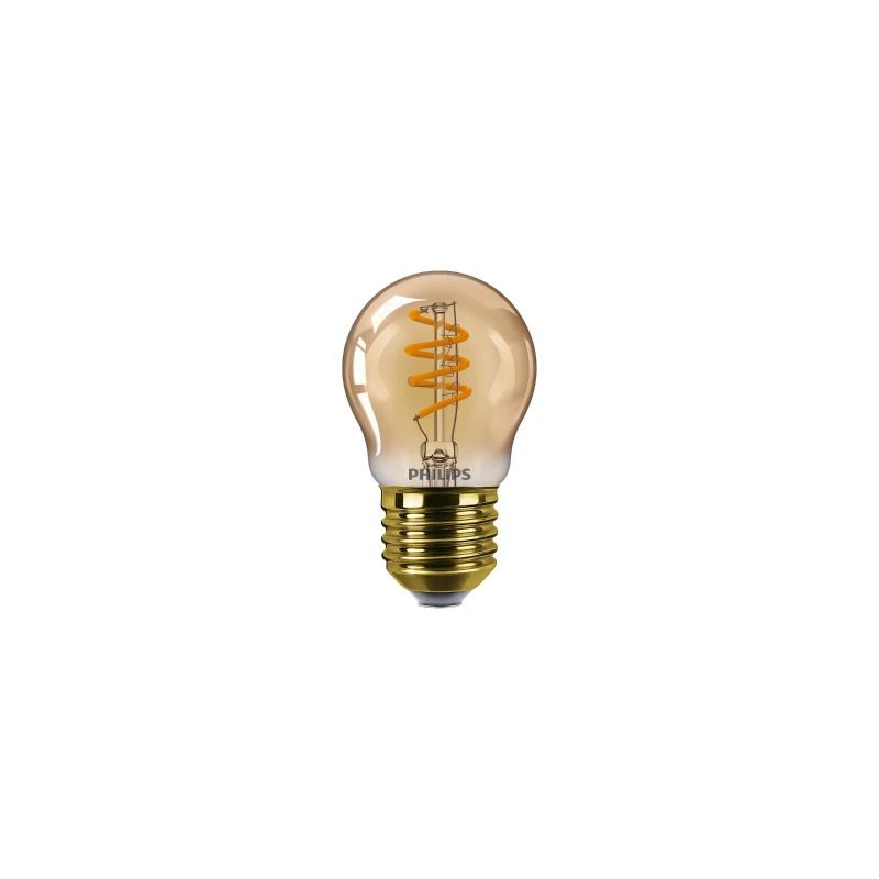 10x Philips E27 LED Lamp | 2.6W 1800K 220V/240V 818 | 136lm Ø46mm Dimbaar