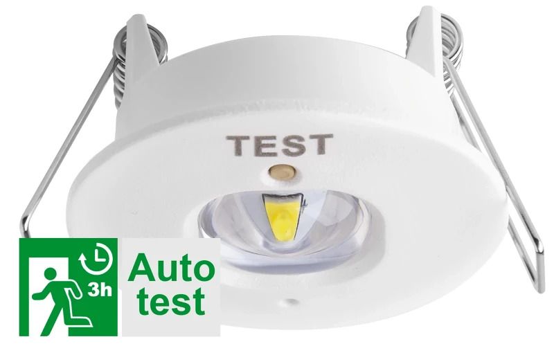 Megaman LED Noodverlichtingsarmatuur | 1.8W 6000K 120lm | IP20 Inbouw | MM11044