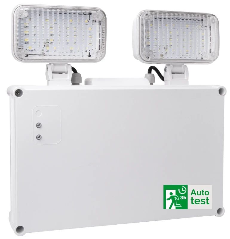 Megaman LED Noodverlichtingsarmatuur | 2.3W 6500K 400lm | IP65 Wandopbouw | MM11145