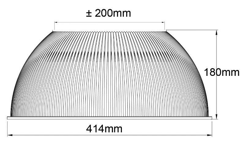 Megaman Onderdeel | GEO ACRYL REFLECTOR 70 GR | MM10176