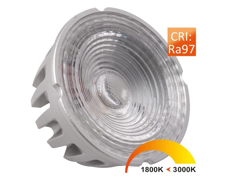 Megaman LED Kaarslamp | 6W 1800K/3000K 15V/19V | 918/930 36° Dimbaar | MM09810