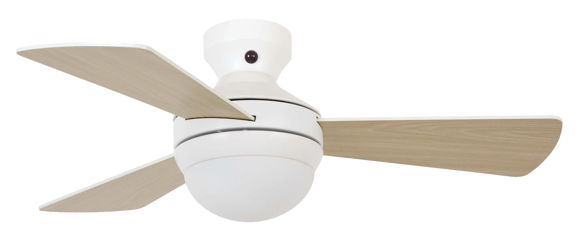 Beacon Airlie Hugger Plafondventilator 92cm White/Eik 512309