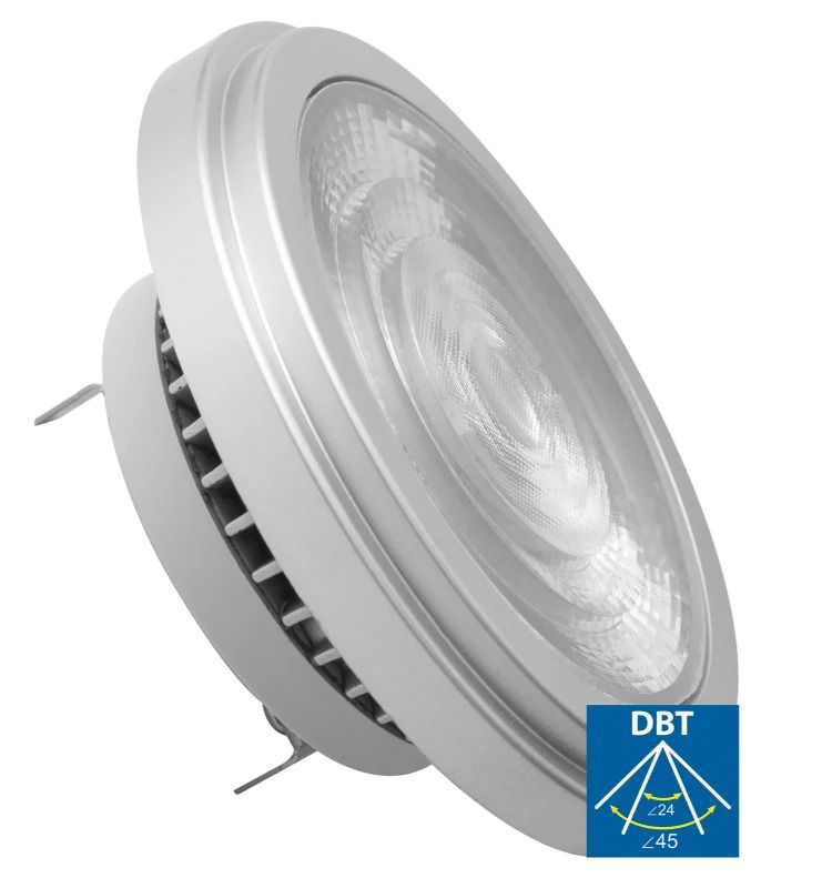 Megaman G53 AR111 LED Spot | 11.5W 2700K 12V | 827 24°/45° Ø111mm Dimbaar | MM09727