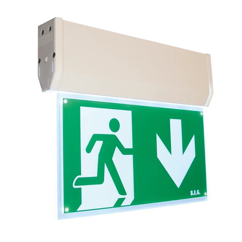 BEG Luxomat LED Noodverlichtingsarmatuur | Plafondmontage IP20 32m | 1210