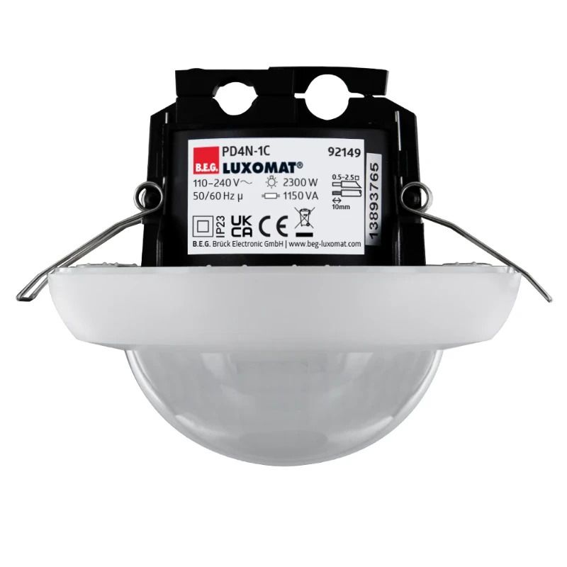 BEG PIR Bewegingssensor | Plafond IP23 24m Wit | 92149