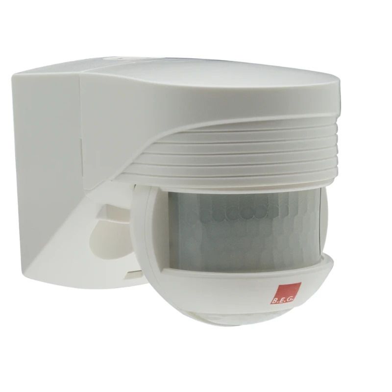 BEG PIR Bewegingssensor | Wand Opbouw IP54 10m Wit | 91001