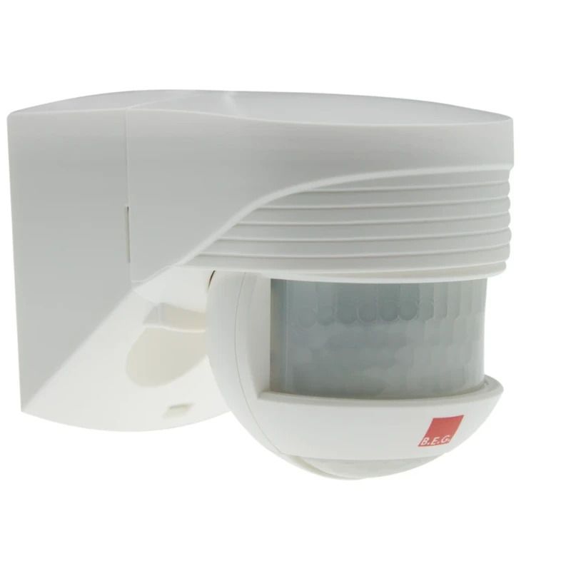 BEG PIR Bewegingssensor | Wand Opbouw IP54 10m Wit | 91002