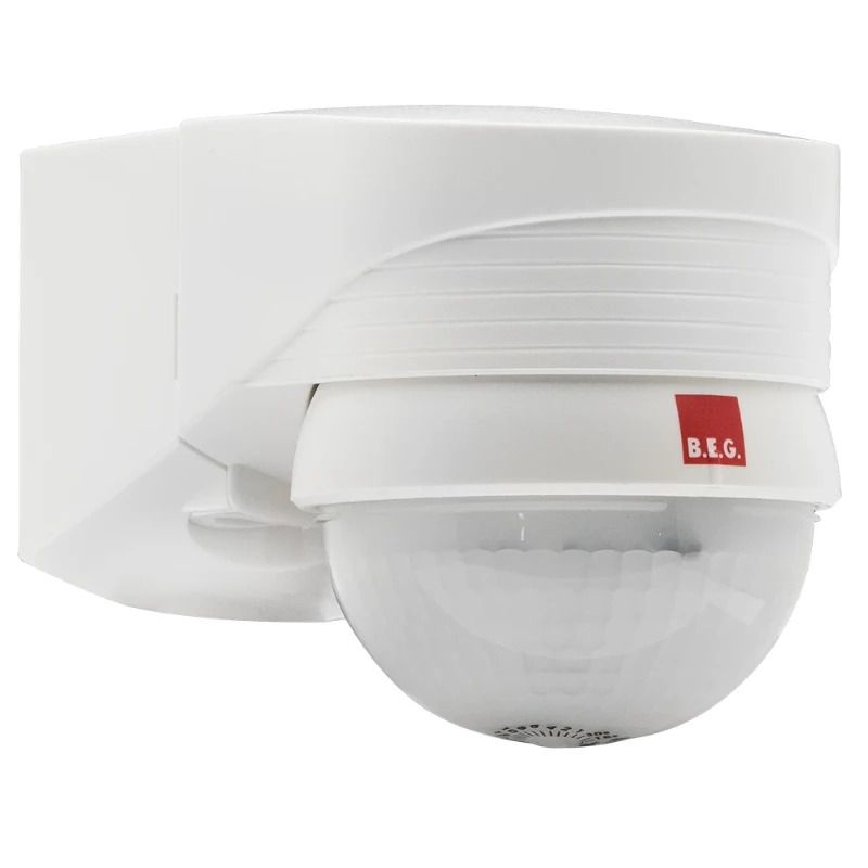 BEG PIR Bewegingssensor | Wand Opbouw IP54 20m Wit | 91008