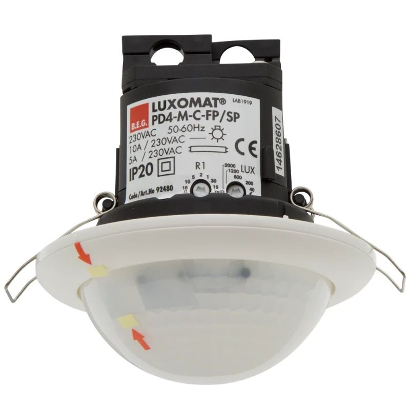 BEG PIR Aanwezigheidsmelder | Plafond IP20 24m Wit | 92480
