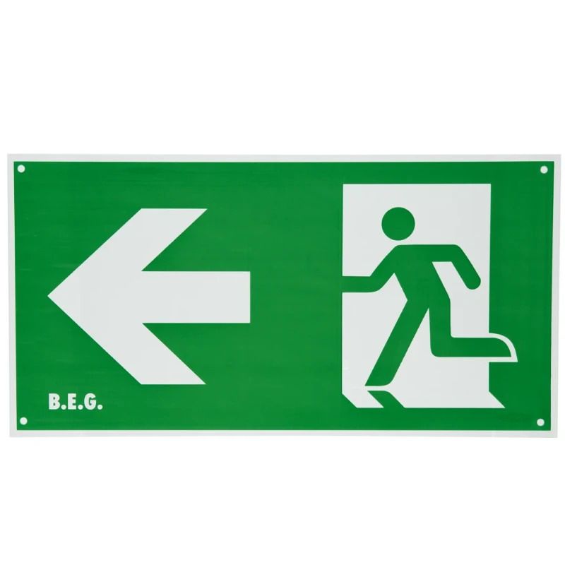 BEG Noodverlichting Pictogram | Toebehoren Pictogram DT32-LED pijl naar links | 8859