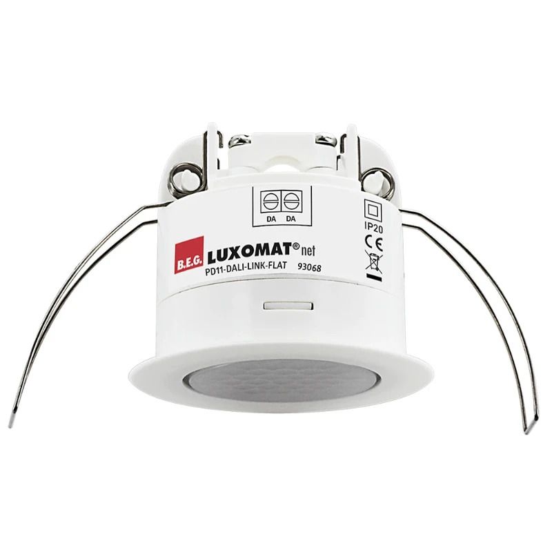 BEG Luxomat Bewegingsmelder | Aanwezigheidsmelder FLAT 360° IB wit IP20 DALI-LINK 9m