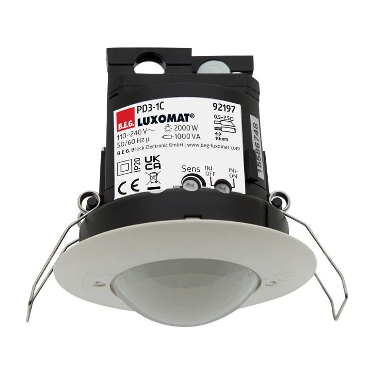 BEG PIR Bewegingssensor | Plafond IP20 10m Wit | 92197