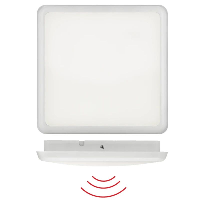BEG Luxomat LED Plafond/wandpaneel Met Sensor | 25W 3000K/5700K 2600Lm 830/857 | IP20 | HF LED armaturen