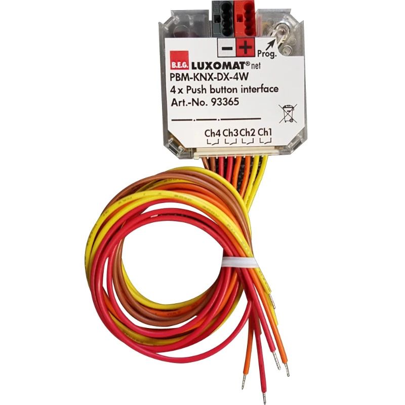 BEG Luxomat KNX Drukknopinterface | VZ IP20 KNX 4Kanaal