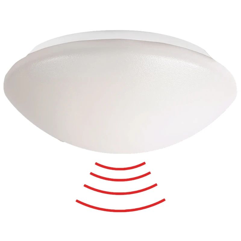 BEG Luxomat Plafond/wandarmatuur Ø475mm Met Sensor | 24W 4000K 2200Lm 840 | IP40 | HF LED armaturen